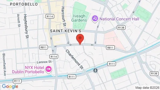 Kantorruimte te huur i Dublin 2 - kort over placeringen