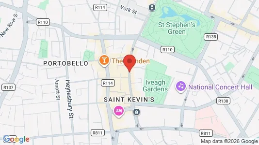 Office spaces for sale i Dublin 2 - kort over placeringen