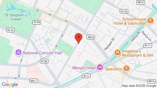 Toimistotilat Vuokrattavana i Dublin 2 - Kuva Google Street Viewstä