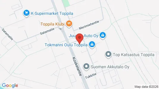 Företagslokaler för uthyrning i Uleåborg – Foto från Google Street View