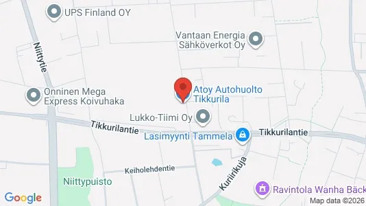 Büros zur Miete i Vantaa – Foto von Google Street View