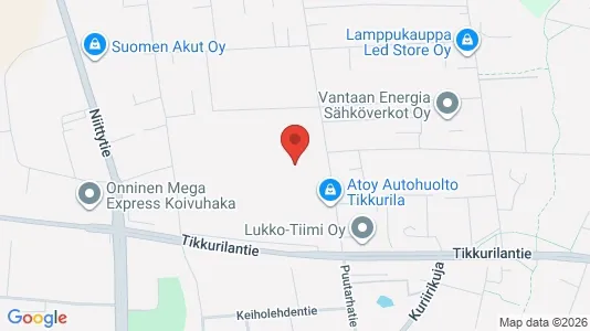 Lagerlokaler til leje i Vantaa - Foto fra Google Street View