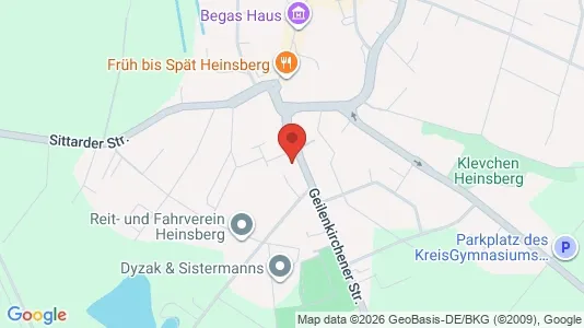 Kontorlokaler til leje i Heinsberg - kort over placeringen