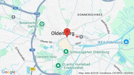 Nieruchomości komercyjne Do wynajęcia i Oldenburg - kort over placeringen