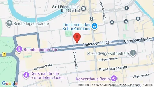 Kontorhoteller til leje i Berlin Mitte - kort over placeringen