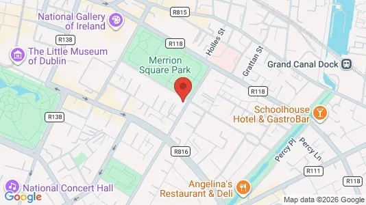 Lokale biurowe Na sprzedaż i Dublin 2 - kort over placeringen