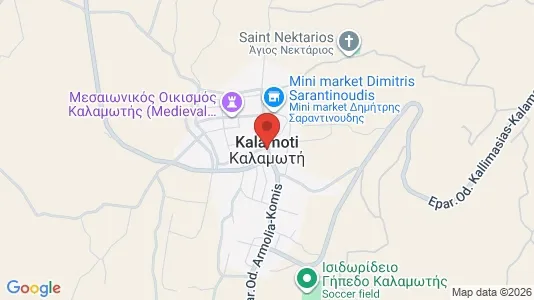 Commercial properties for rent i Chios - kort over placeringen