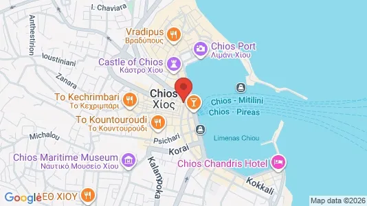 Lokaler til leie i Chios - kort over placeringen