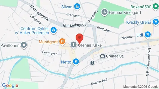 Nieruchomości komercyjne Na sprzedaż i Grenaa - kort over placeringen