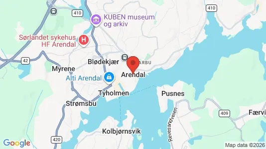 Almacenes En venta i Arendal - Foto de Google Street View