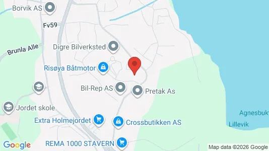 Lokale biurowe Do wynajęcia i Larvik - kort over placeringen
