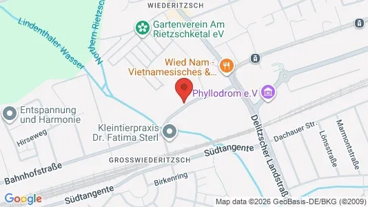Værkstedslokaler til leje i Leipzig - Foto fra Google Street View