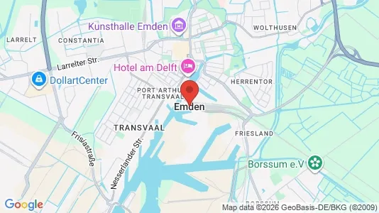 Liikekiinteistöt Vuokrattavana i Emden - Kuva Google Street Viewstä