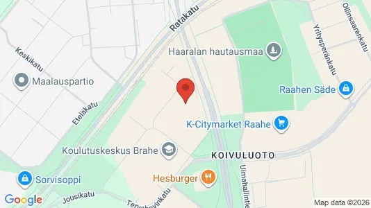 Industrilokaler för uthyrning i Brahestad – Foto från Google Street View