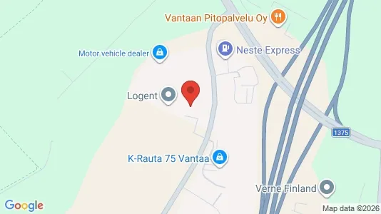 Værkstedslokaler til leje i Vantaa - Foto fra Google Street View