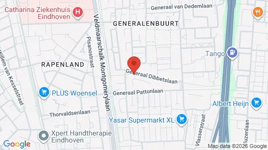 Nieruchomości komercyjne Do wynajęcia i Eindhoven - kort over placeringen