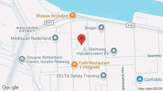 Office spaces for rent i Rotterdam Charlois - kort over placeringen