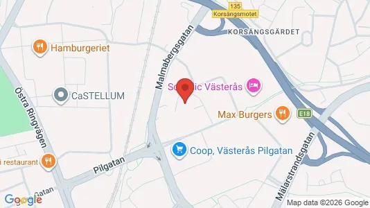Lager zur Miete i Västerås – Foto von Google Street View