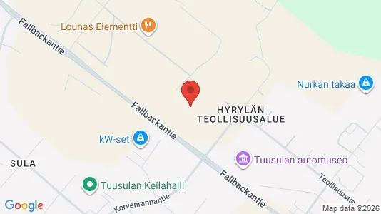 Værkstedslokaler til leje i Tuusula - Foto fra Google Street View