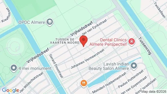 Nieruchomości komercyjne Na sprzedaż i Almere - kort over placeringen