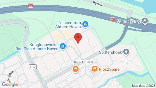 Lokaler til leje i Almere - Foto fra Google Street View
