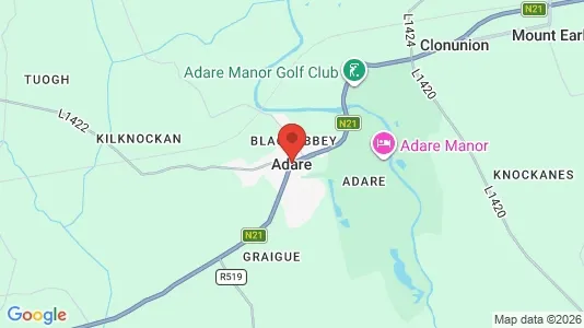 Butikslokaler för uthyrning i Adare – Foto från Google Street View
