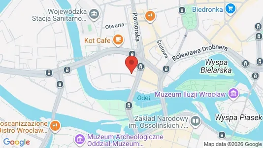 Büros zur Miete i Wrocław – Foto von Google Street View