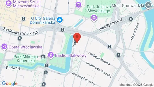 Kontorlokaler til leje i Wrocław - Foto fra Google Street View