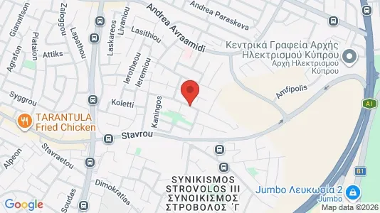 Nieruchomości komercyjne Na sprzedaż i Nikozja Strovolos - kort over placeringen