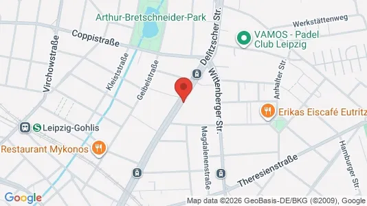 Nieruchomości komercyjne Do wynajęcia i Leipzig - kort over placeringen