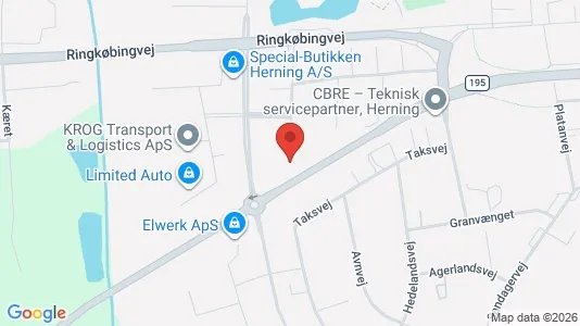 Lokale biurowe Do wynajęcia i Herning - kort over placeringen