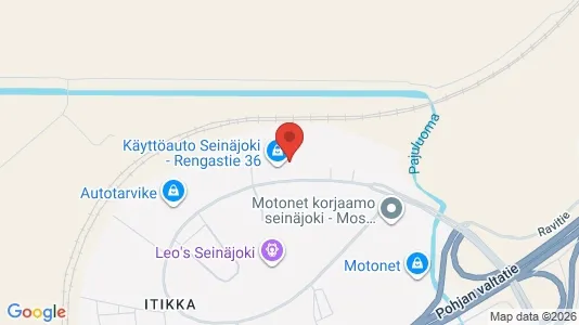 Propiedades comerciales En alquiler i Seinäjoki - kort over placeringen