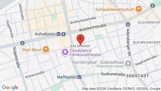 Office spaces for rent i Nuremberg - Photo from Google Street View