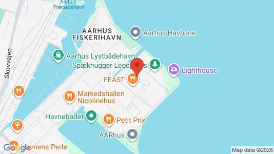 Espacios de oficina En alquiler i Aarhus C - kort over placeringen