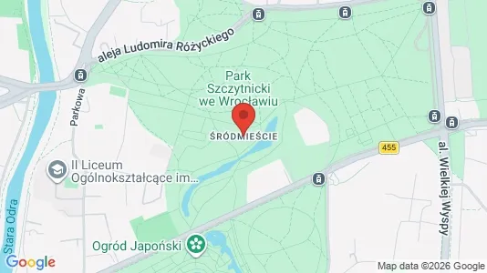 Lokaler til leje i Wrocław - kort over placeringen