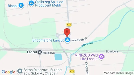Bedrijfsruimtes te huur i Łańcucki - kort over placeringen