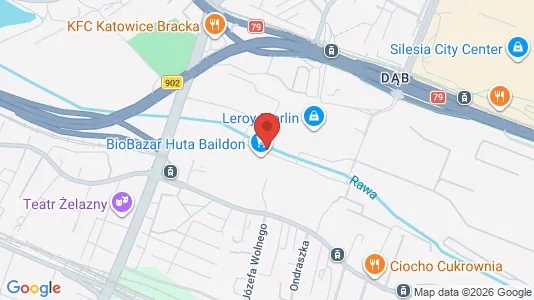 Gewerbeflächen zur Miete i Katowice – Foto von Google Street View