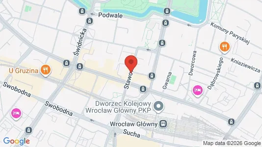 Nieruchomości komercyjne Do wynajęcia i Wrocław - kort over placeringen