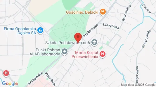 Nieruchomości komercyjne Do wynajęcia i Dębicki - kort over placeringen