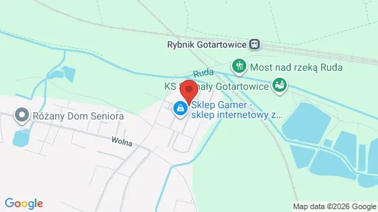 Lokaler til leje i Rybnik - kort over placeringen