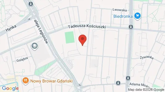 Nieruchomości komercyjne Do wynajęcia i Gdańsk - kort over placeringen