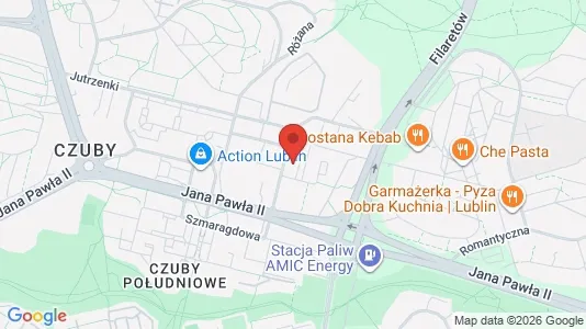 Lokaler til leje i Lublin - kort over placeringen