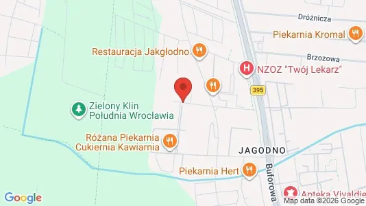 Lokaler til leie i Wrocław - kort over placeringen