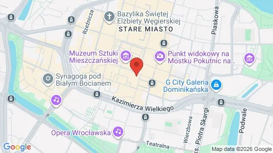 Gewerbeflächen zur Miete i Wrocław – Foto von Google Street View