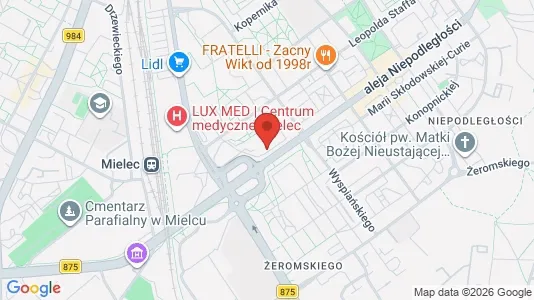 Nieruchomości komercyjne Do wynajęcia i Mielecki - kort over placeringen