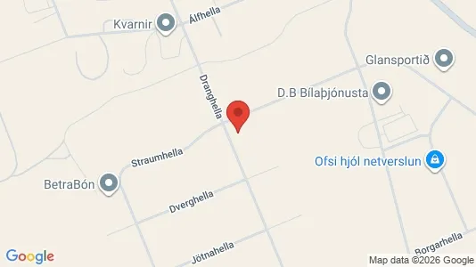 Nieruchomości komercyjne Na sprzedaż i Hafnarfjörður - kort over placeringen