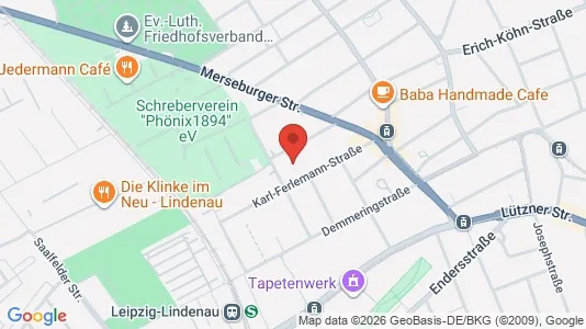 Lokale biurowe Do wynajęcia i Leipzig - kort over placeringen