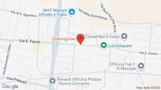 Commercial properties for sale i Pistoia - kort over placeringen