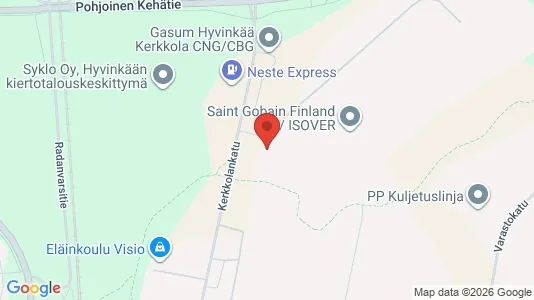 Kontorlokaler til leje i Hyvinkää - Foto fra Google Street View