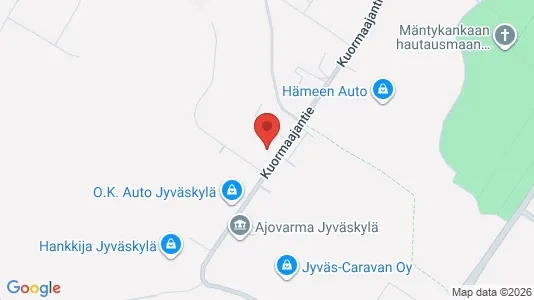 Office spaces for rent i Jyväskylä - kort over placeringen